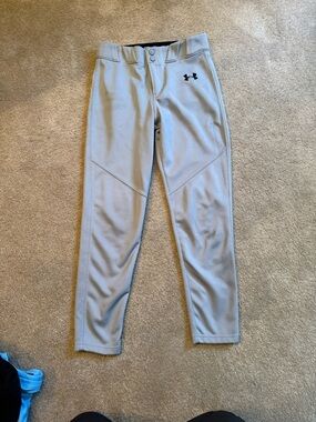 Under Armour Light Gray Performance Baseball Pants